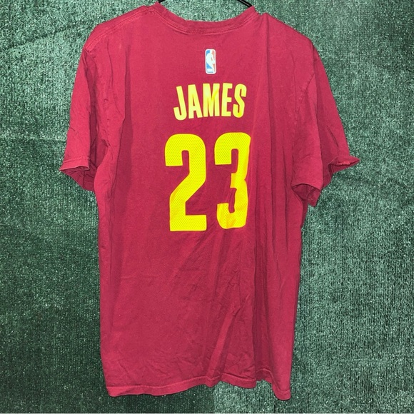 Cleveland Cavaliers CAVS Lebron James #23 Shirt XL Adidas tag Ohio NBA - Picture 3 of 4